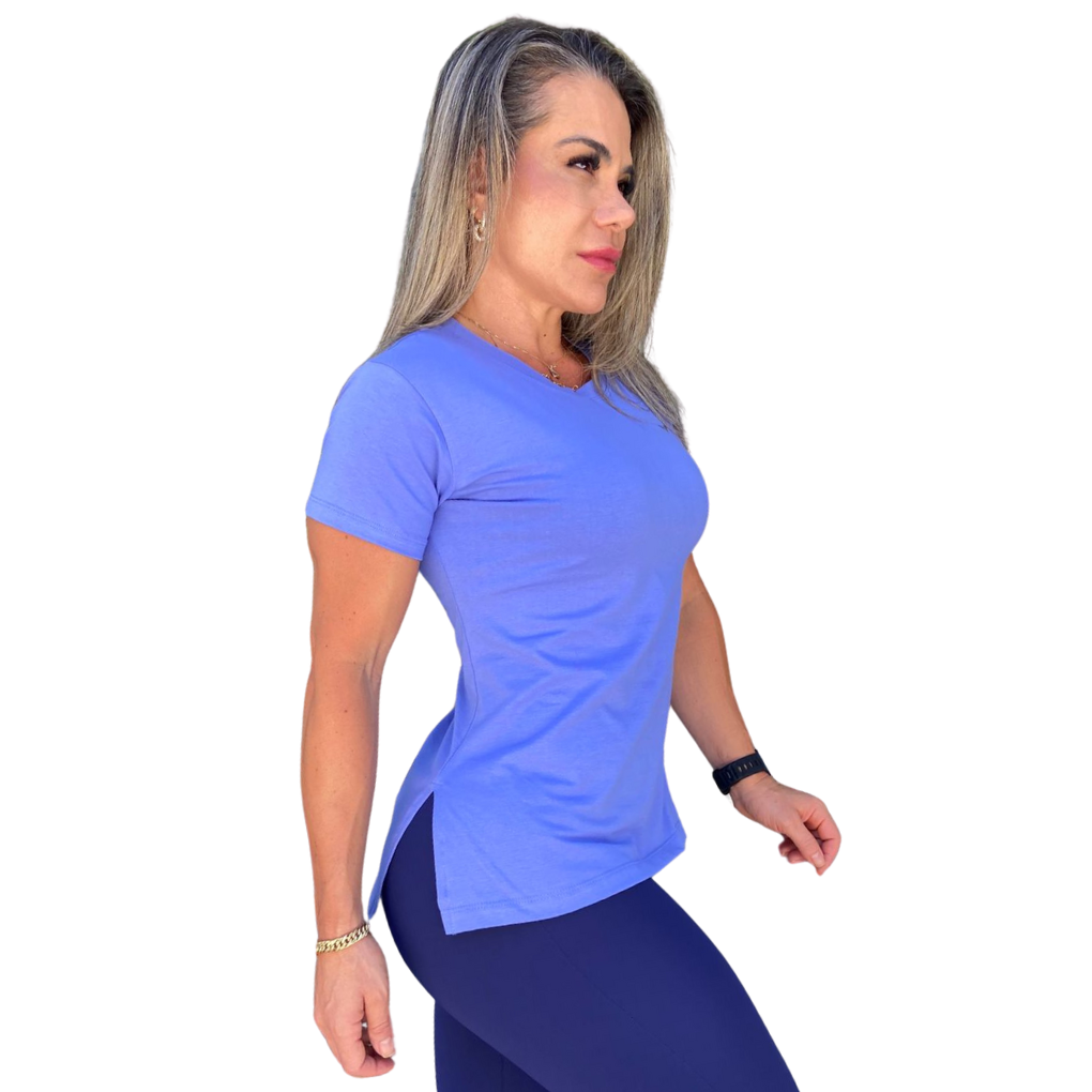 BLUSA RECORTE LATERAL COTTON