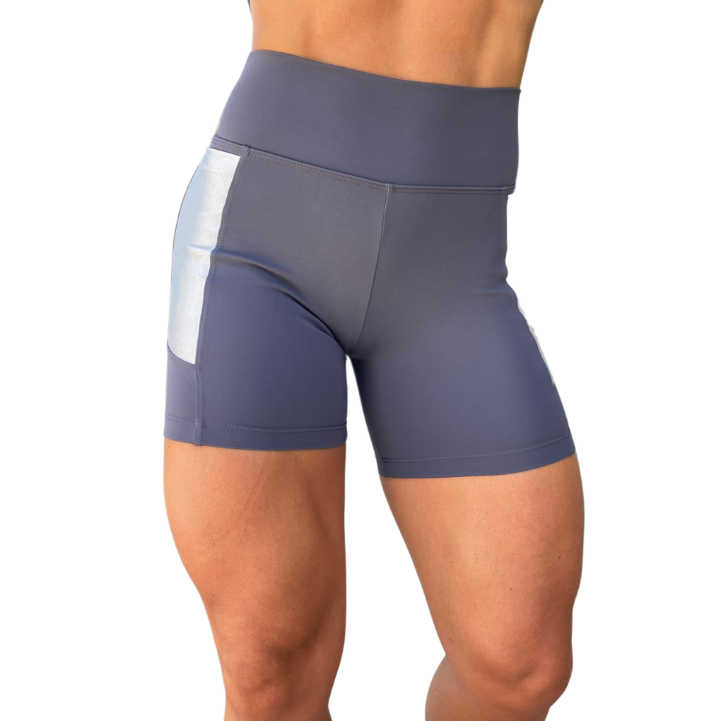 SHORTS CORRIDA BOLSO RECORTE