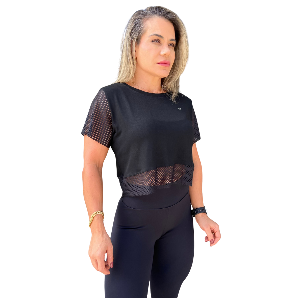 CROPPED VISCOLYCRA TELA