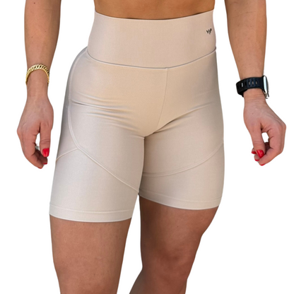 SHORTS CANELADO RECORTE