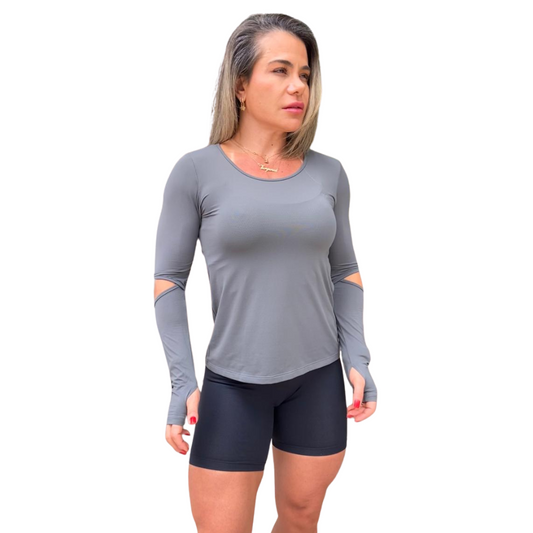 BLUSA POLIAMIDA C/ MANGA