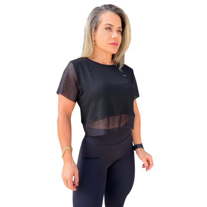 CROPPED VISCOLYCRA TELA