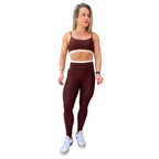 CALÇA CANELADA CÓS DUPLO