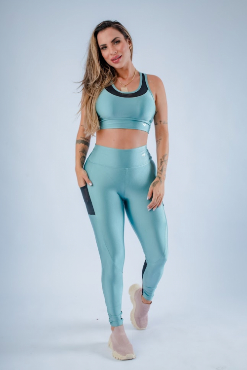 Top Vip e Calça Legging Vip com Bolso